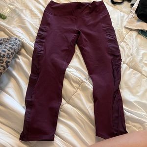 Maroon Fabletics Leggings